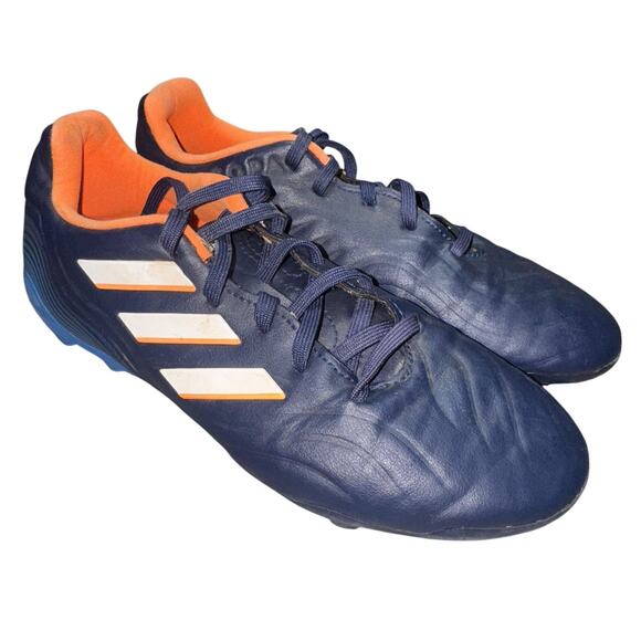 Adidas Copa Sense.3 FG Soccer Cleats Women’s 6 Youth 4.5 Blue Leather Shoes - Picture 3 of 10